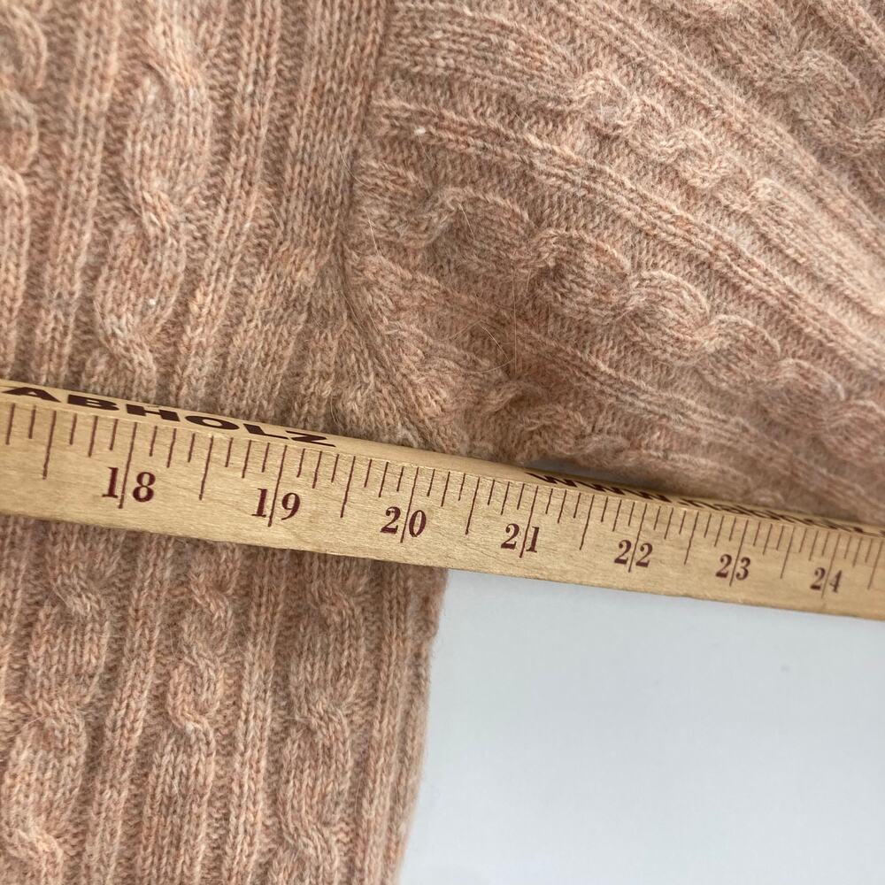 Vintage Liz Claiborne Lambswool Angora Cardigan Sweater Granny Old Money Large - Picture 9 of 10